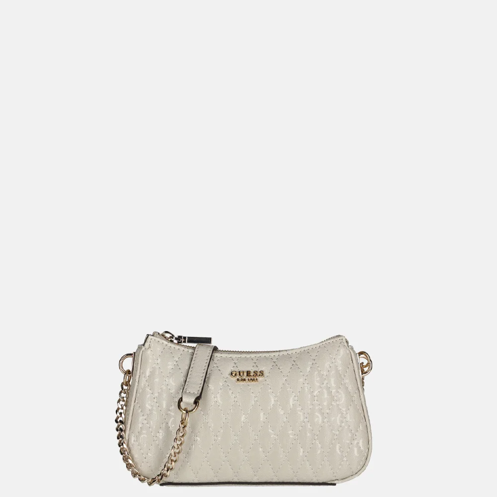 Guess Betula mini crossbody tas taupe